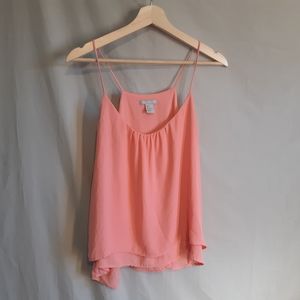 H&M | Coral Sleeveless swing top